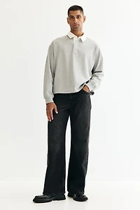 Loose-Fit Cotton Polo Shirt