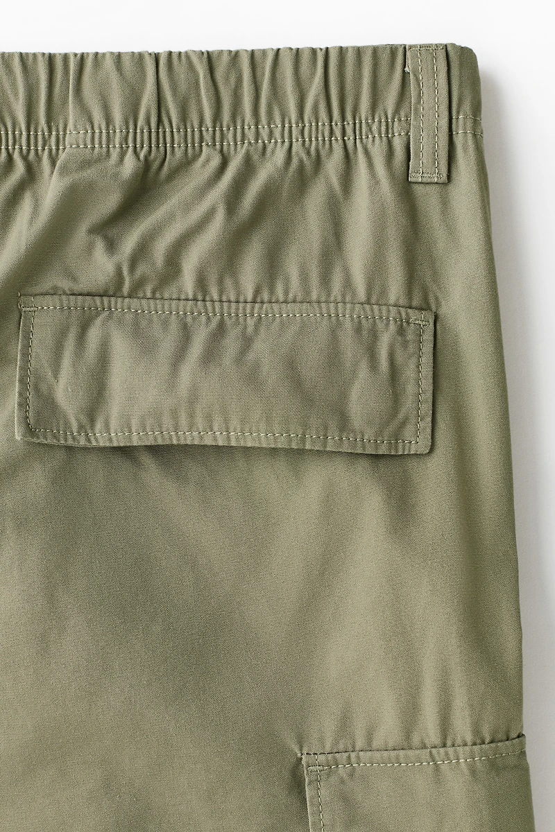 Pantalon cargo décontracté en coton