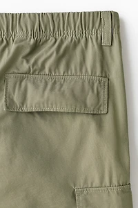Pantalon cargo décontracté en coton