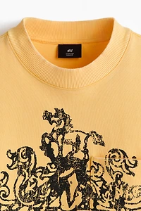 T-shirt imprimé grande taille