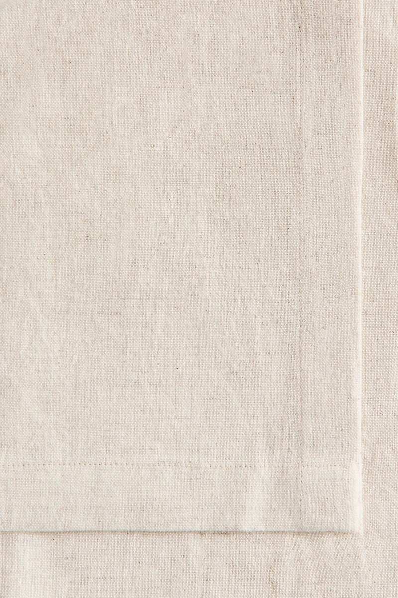 Nappe en lin mélangé