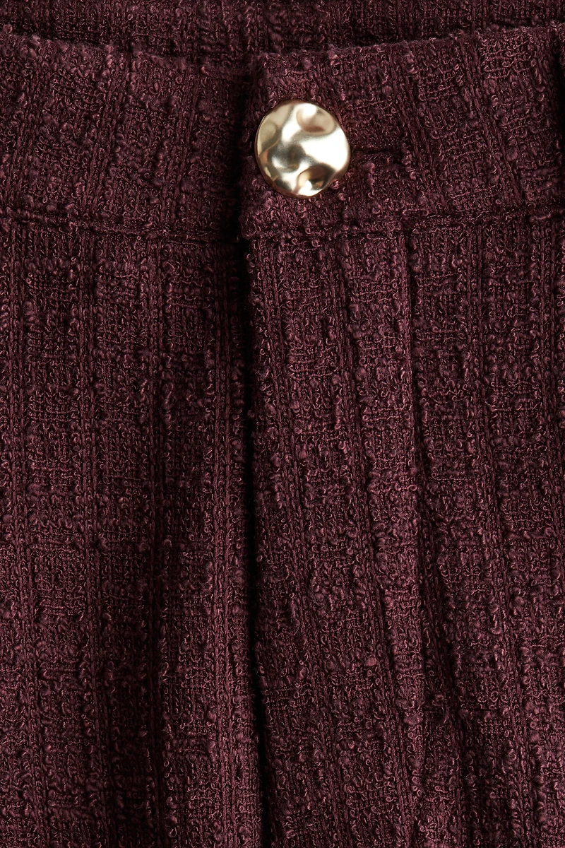 Pantalon en bouclé