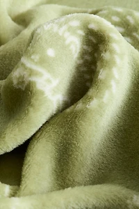Patterned Fleece Throw