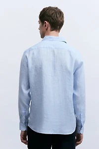 Slim Fit Linen Shirt