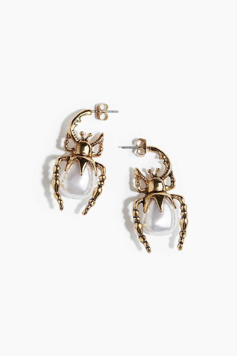 Boucles d'oreilles araignées