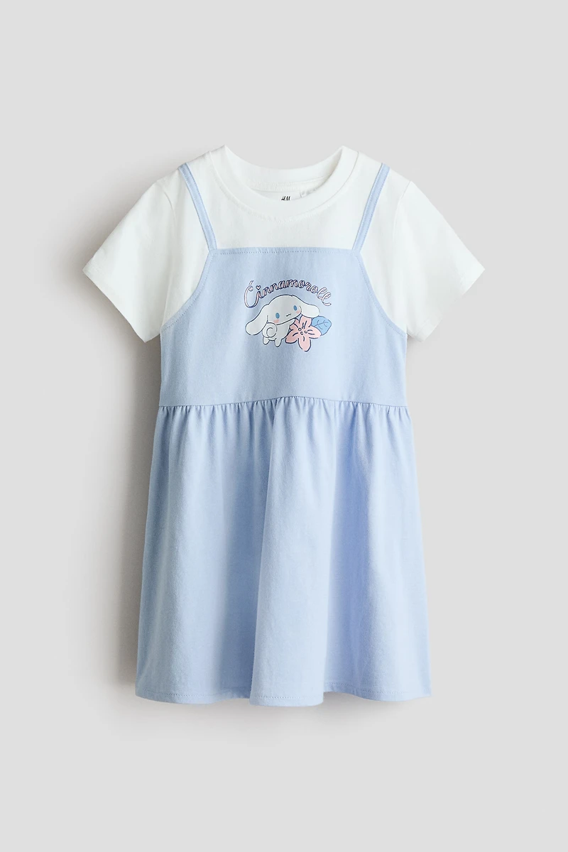 Printed Layered Dress