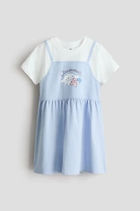 Printed Layered Dress