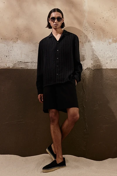 Regular-Fit Long-Sleeved Resort Shirt