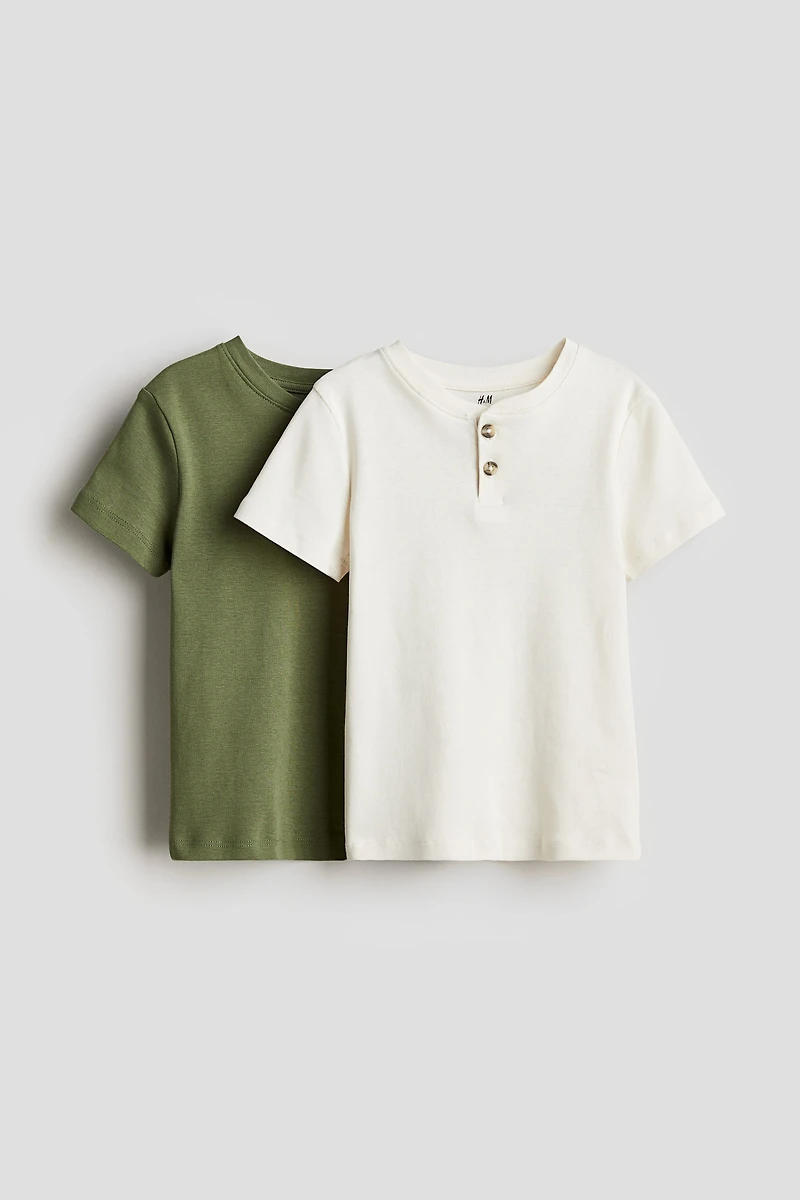 2-pack Henley T-shirts