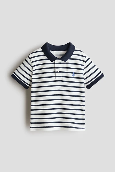 Polo avec détail brodé