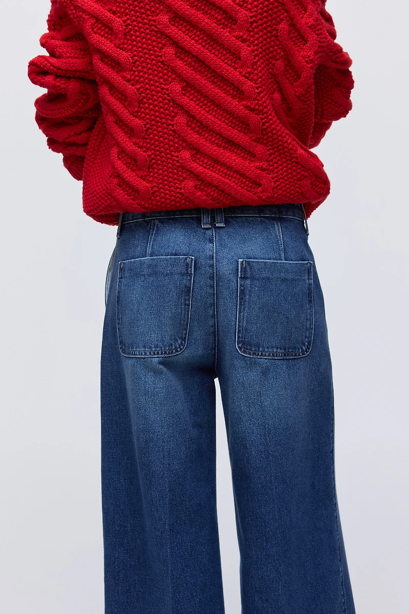 Super Wide High Jeans