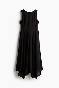 Asymmetric-Hem Dress
