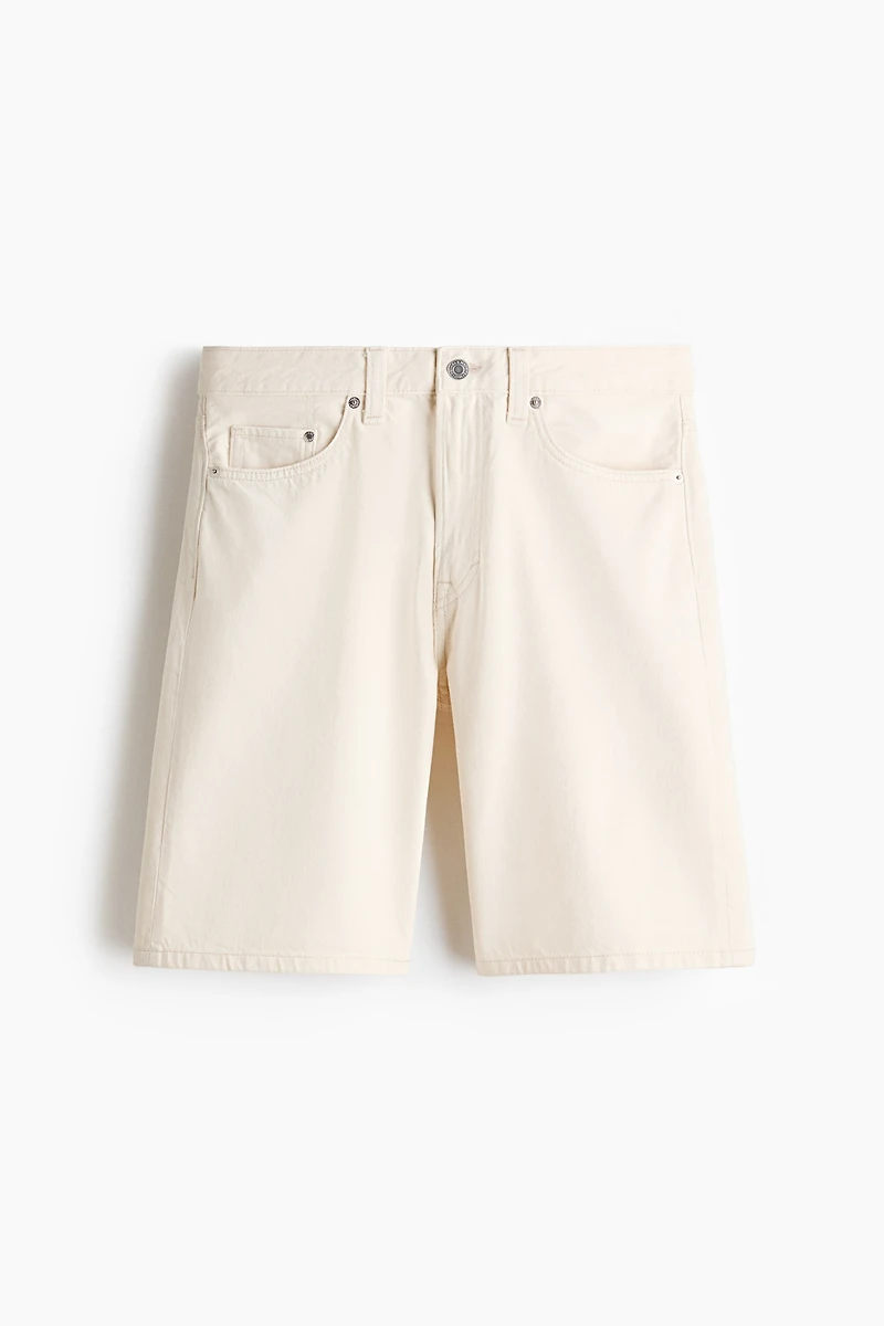 Relaxed-Fit Denim Shorts