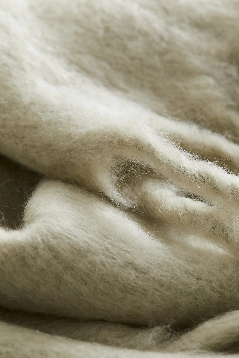 Wool-blend Throw