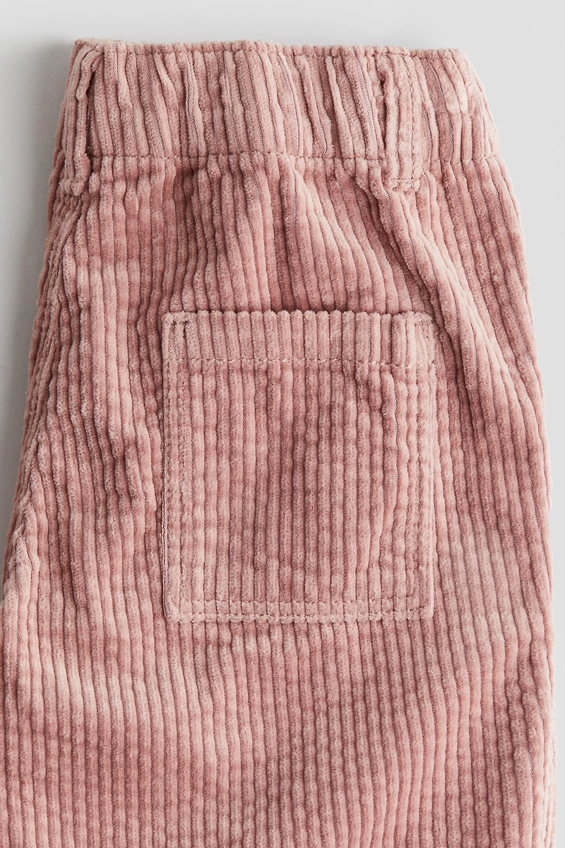 Pantalon en velours de coton côtelé