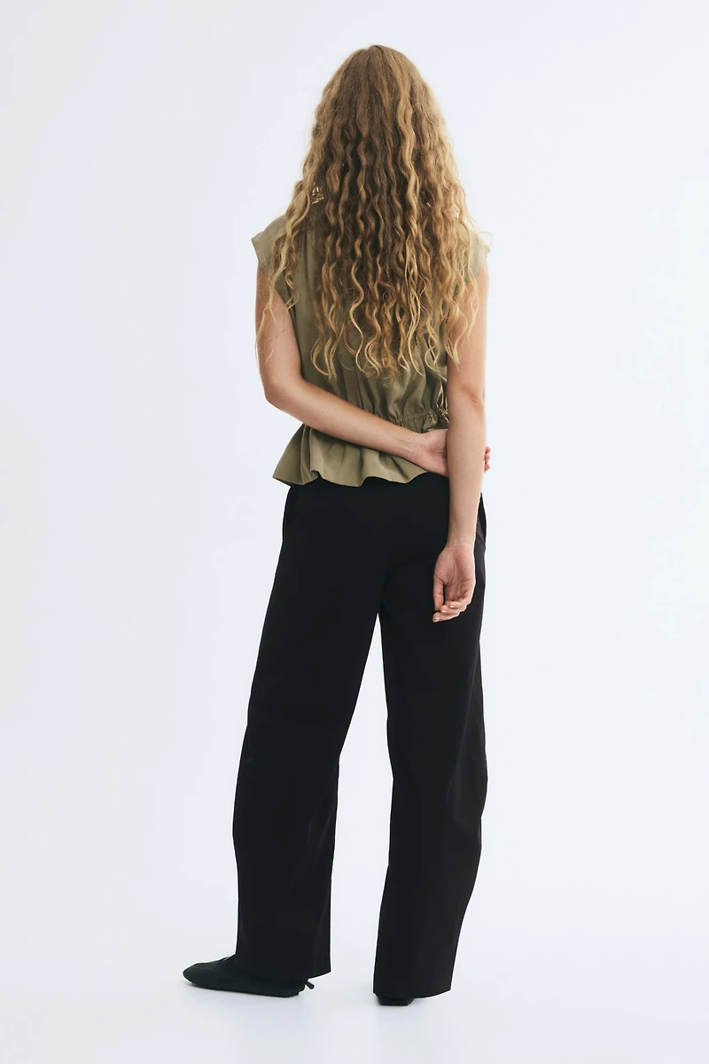 Barrel-Leg Pants