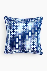 Housse de coussin à motif