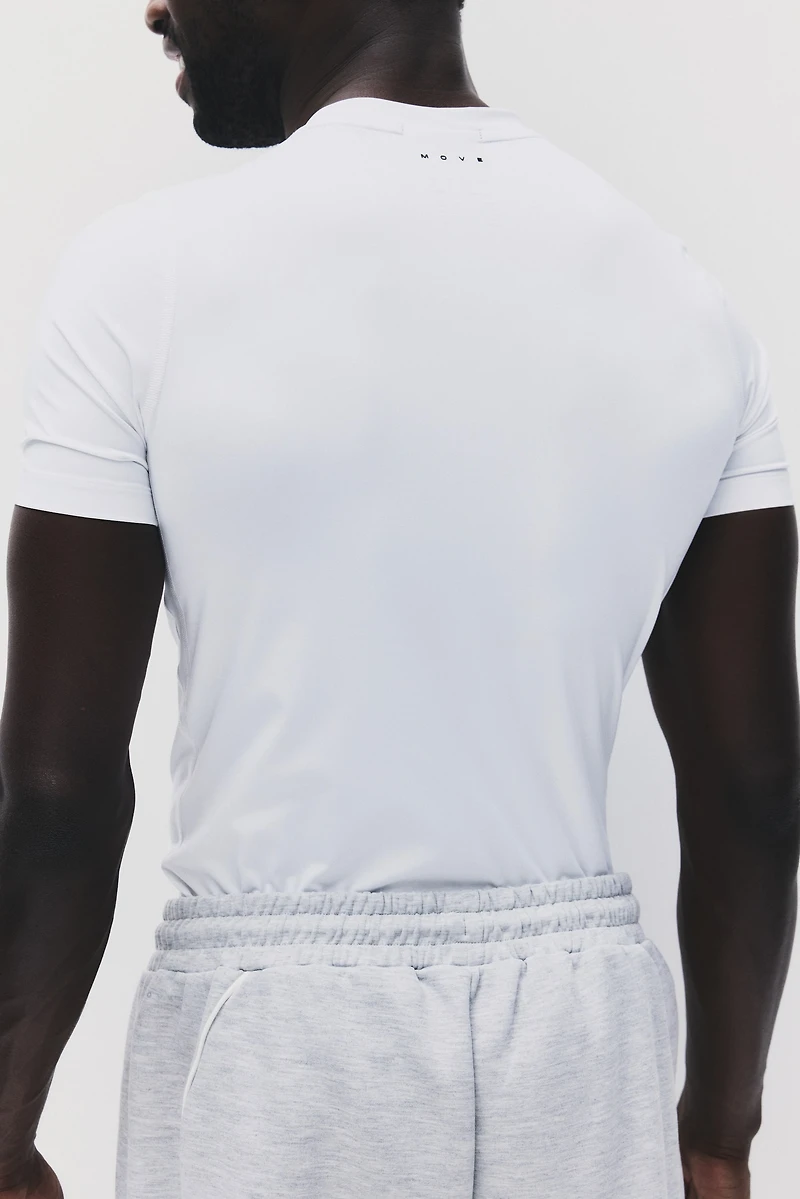 Compression-Fit Sports T-Shirt with DryMove™