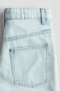 Short ample en denim