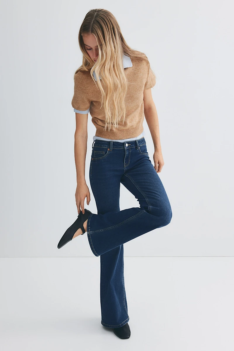 Flared Low Jeans