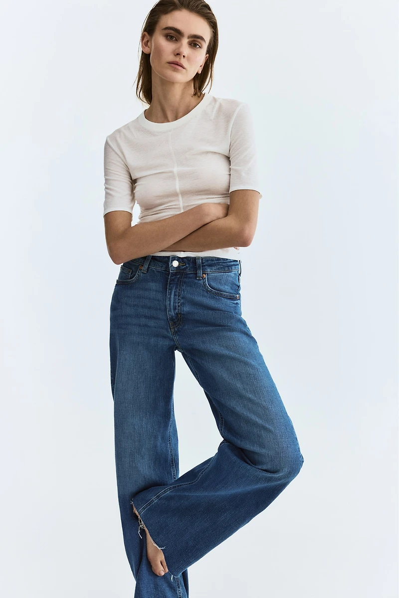 Wide High Waist Jeans