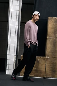 Regular-Fit Long-Sleeve Sports Shirt with DryMove™