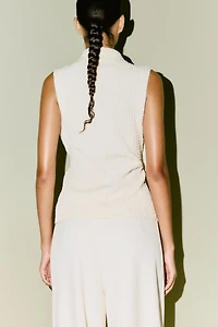 Textured Jersey Vest