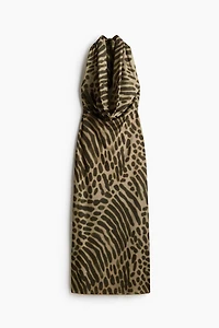 Cowl-Neck Maxi Dress