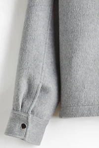 Wool-blend overshirt