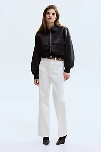 Straight Leg High Waist Jeans