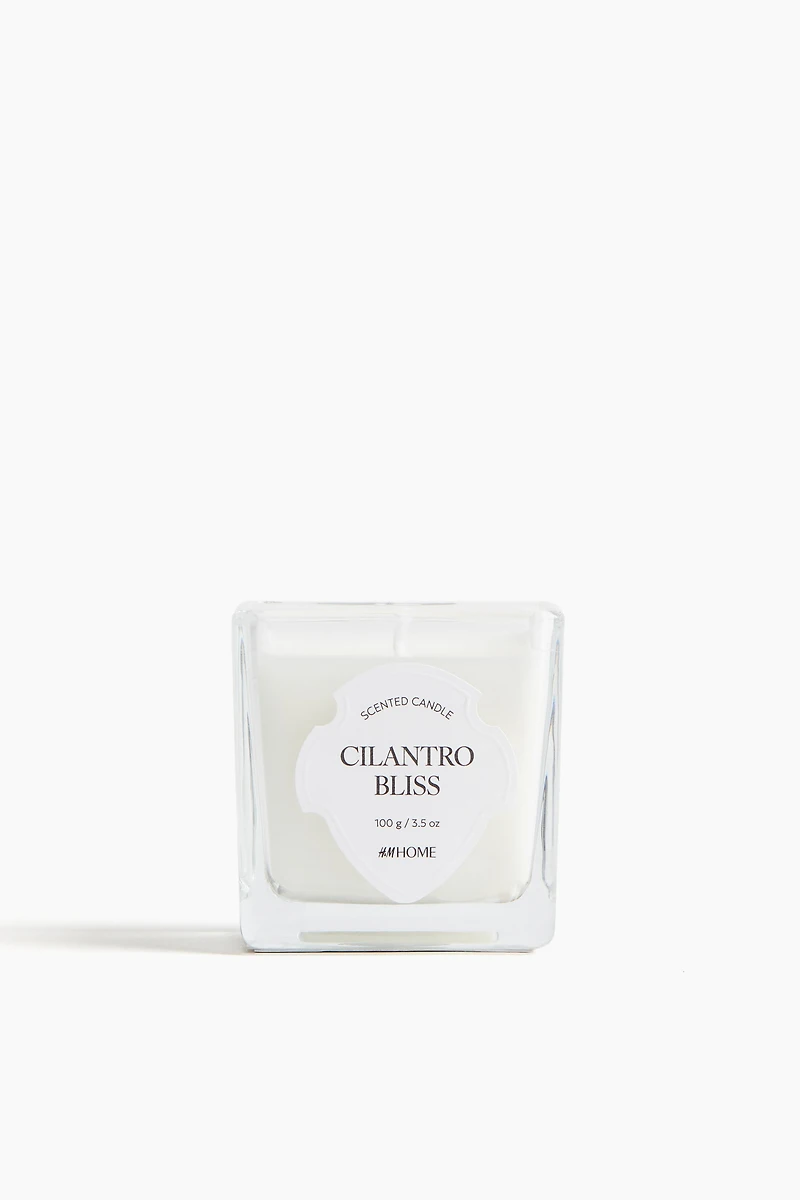 Small Scented Candle Glass Holder