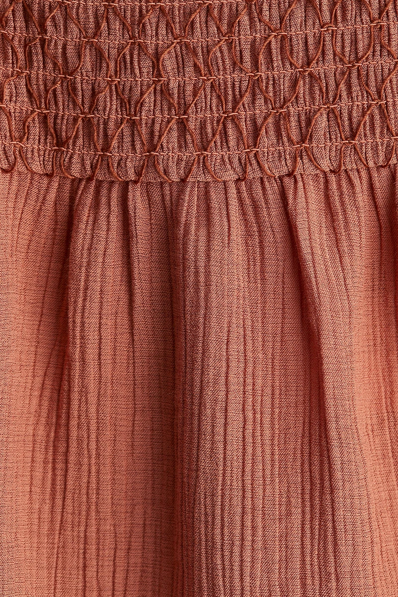 Smocked Strappy Dress