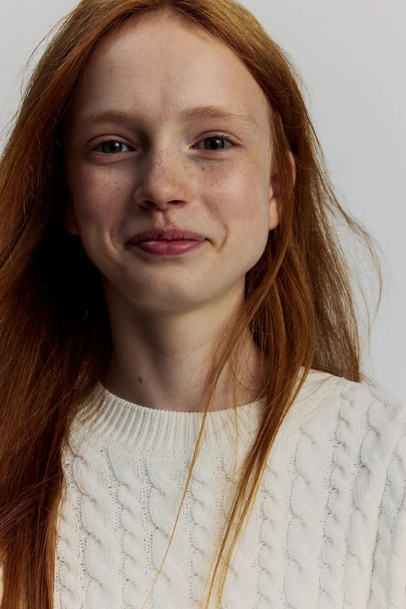 Cable-Knit Sweater