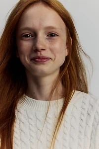 Cable-Knit Sweater