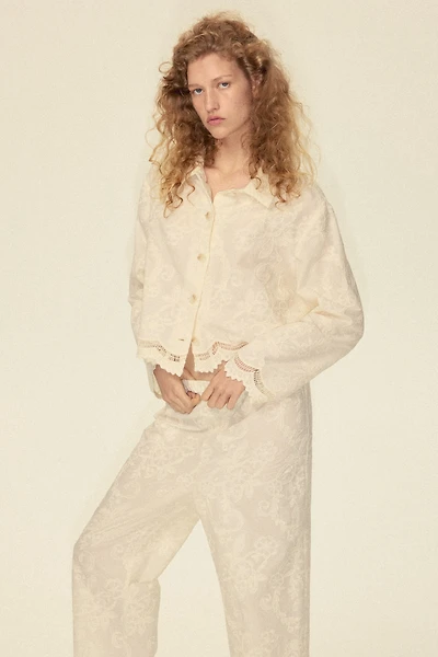 Embroidered Cotton Jacket
