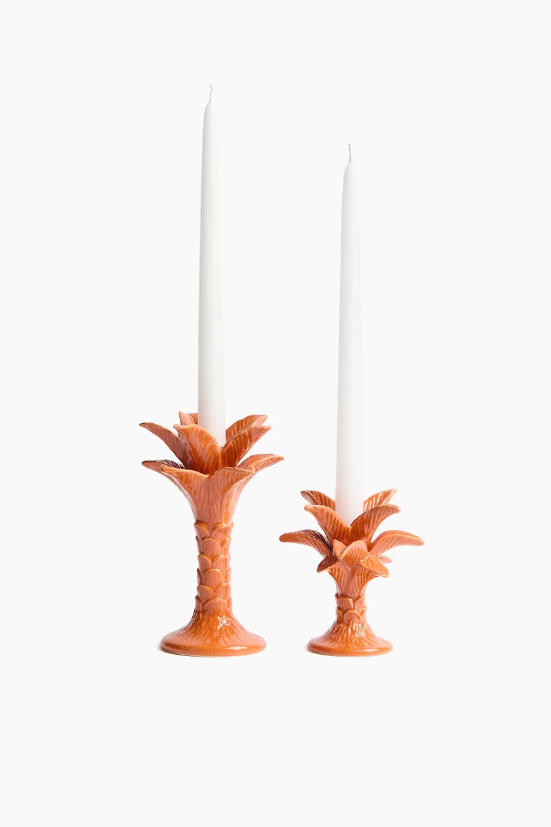 Small Palm Tree Candlestick