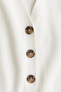 Rib-Knit Cardigan