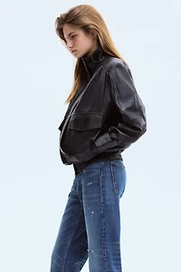 Straight High Waist Ankle Jeans