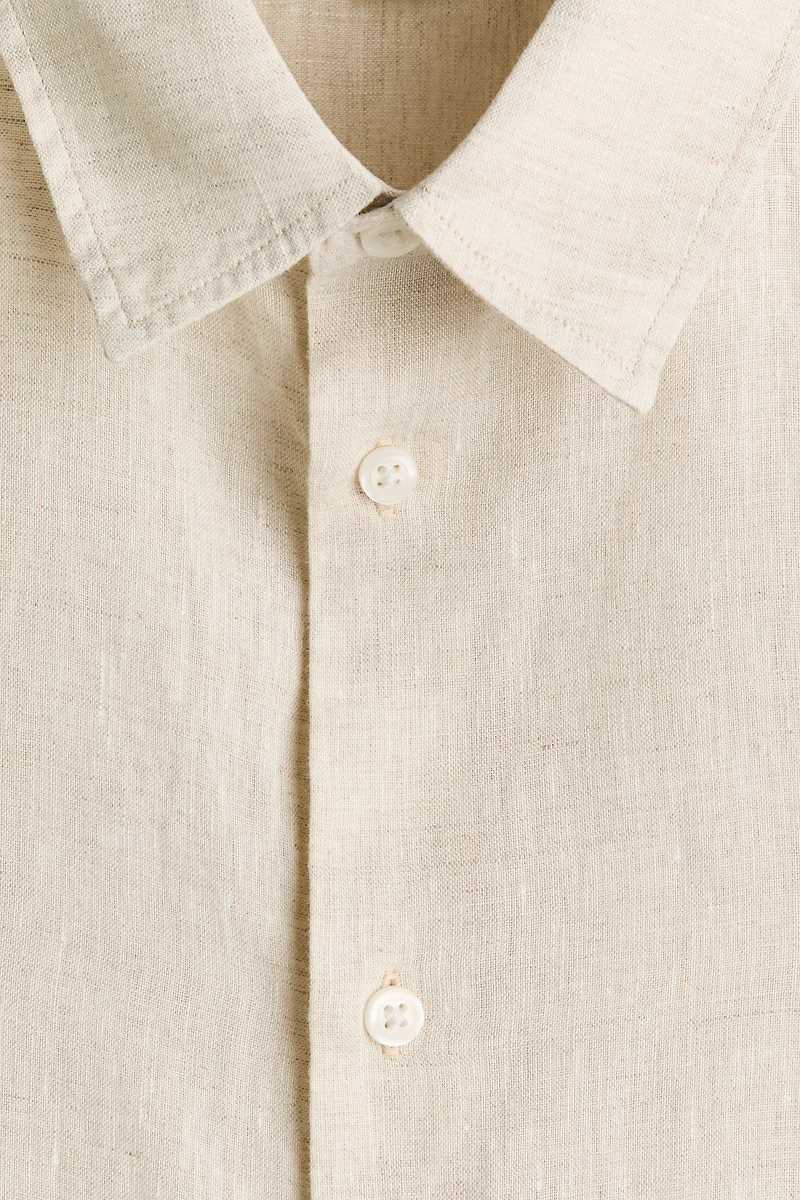 Relaxed-Fit Linen Shirt