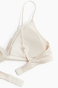 Padded Soft-Cup Microfiber Bra