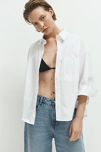Short Poplin Shirt