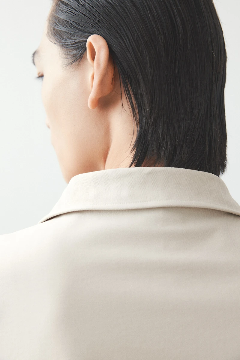 Regular-Fit Twill Overshirt