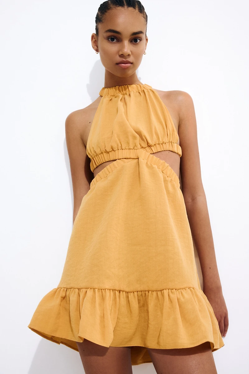 Open-Back Cutout Dress