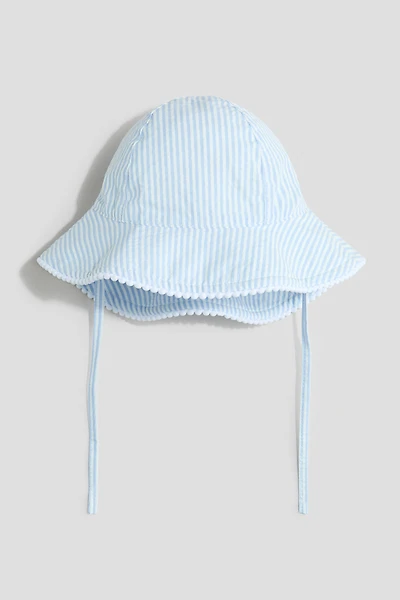 Patterned Cotton Sun Hat