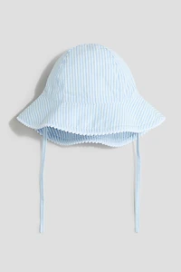 Patterned Cotton Sun Hat