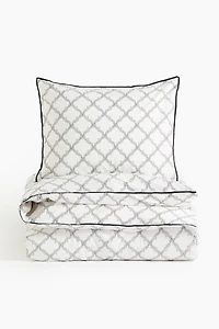 Housse de couette lit simple en coton