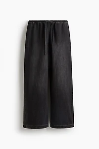 Denim Drawstring Pants