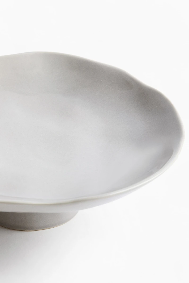 Footed Stoneware Bowl