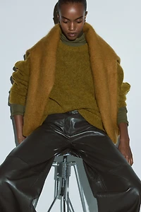 Oversized Alpaca-Blend Sweater