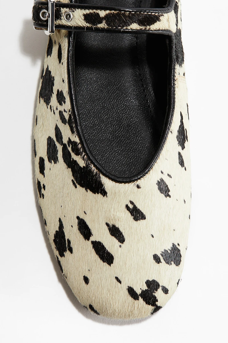 Leather Mary Jane Flats